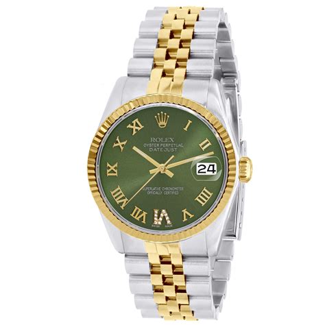 used rolex jubilee bracelet roman numbers